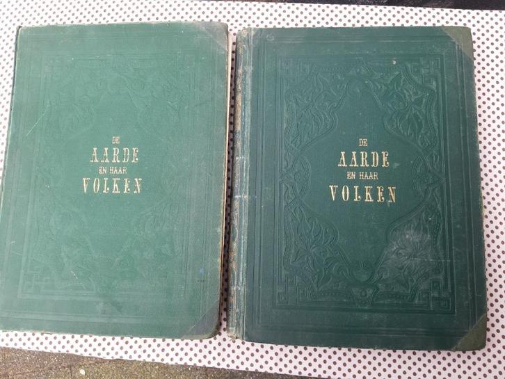 De aarde en haar volken, 2 delen 1867, 1880, Boeken, Geschiedenis | Vaderland, Gelezen, 19e eeuw, Ophalen