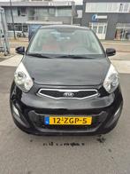 Kia Picanto 1.0 Cvvt 5-DRS 2012 Zwart, Auto's, Kia, Voorwielaandrijving, 4 cilinders, 400 kg, Zwart