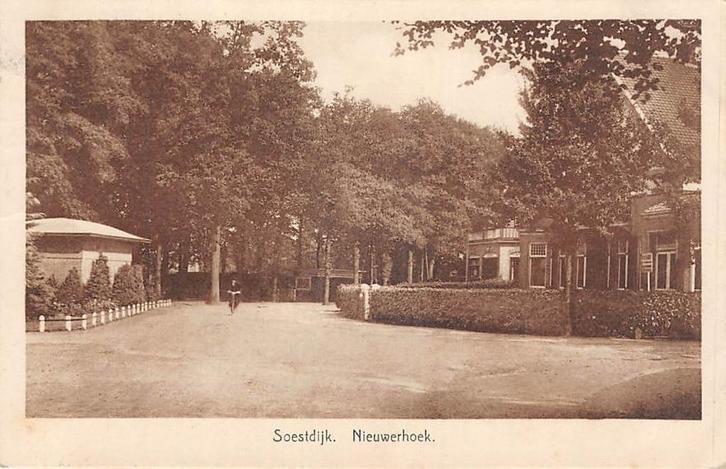 Soestdijk, Nieuwerhoek, Verzamelen, Ansichtkaarten | Nederland, Gelopen, Utrecht, 1920 tot 1940, Ophalen of Verzenden
