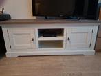 Houten TV meubel (degelijk, praktisch en mooi), Huis en Inrichting, Kasten | Televisiemeubels, Ophalen, Gebruikt, 150 tot 200 cm