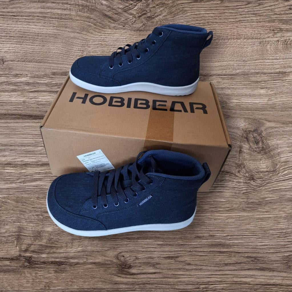 Hobibear barefoot navy sneakers 38, Hobibear, Blauw, Nieuw, Ophalen of Verzenden