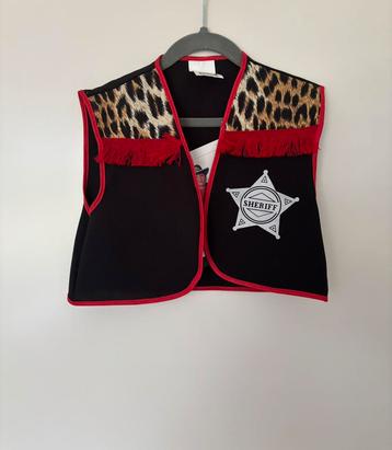 Kinder sheriff verkleedvest – maat 104 – nieuw beschikbaar voor biedingen