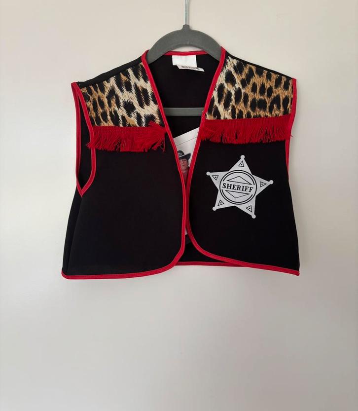 Kinder sheriff verkleedvest – maat 104 – nieuw, Kinderen en Baby's, Carnavalskleding en Verkleedspullen, Nieuw, Jongen of Meisje