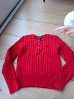 Polo Ralph Lauren Trui Kabeltrui Rood 146/152, Kinderen en Baby's, Trui of Vest, Ophalen of Verzenden, Zo goed als nieuw, Polo Ralph Lauren