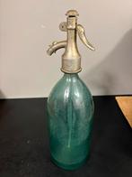 Antieke glazen spuitfles, Ophalen