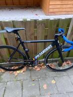 Poloandbike Williamsburg Fixie Fiets Zwart, Fietsen en Brommers, Minder dan 10 versnellingen, Gebruikt, Carbon, Heren