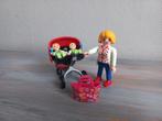 Playmobil - Moeder met tweelingwagen, 2 baby's, accessoires., Ophalen of Verzenden, Zo goed als nieuw, Complete set