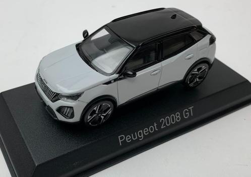 Jsn Norev 1:43 Peugeot 2008 GT 2024 Okenite White, Hobby en Vrije tijd, Modelauto's | 1:43, Nieuw, Auto, Norev, Ophalen of Verzenden