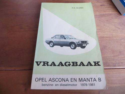 Vraagbaak Opel Ascona B, Opel Manta B 1975 - 1978, Auto diversen, Handleidingen en Instructieboekjes, Ophalen of Verzenden