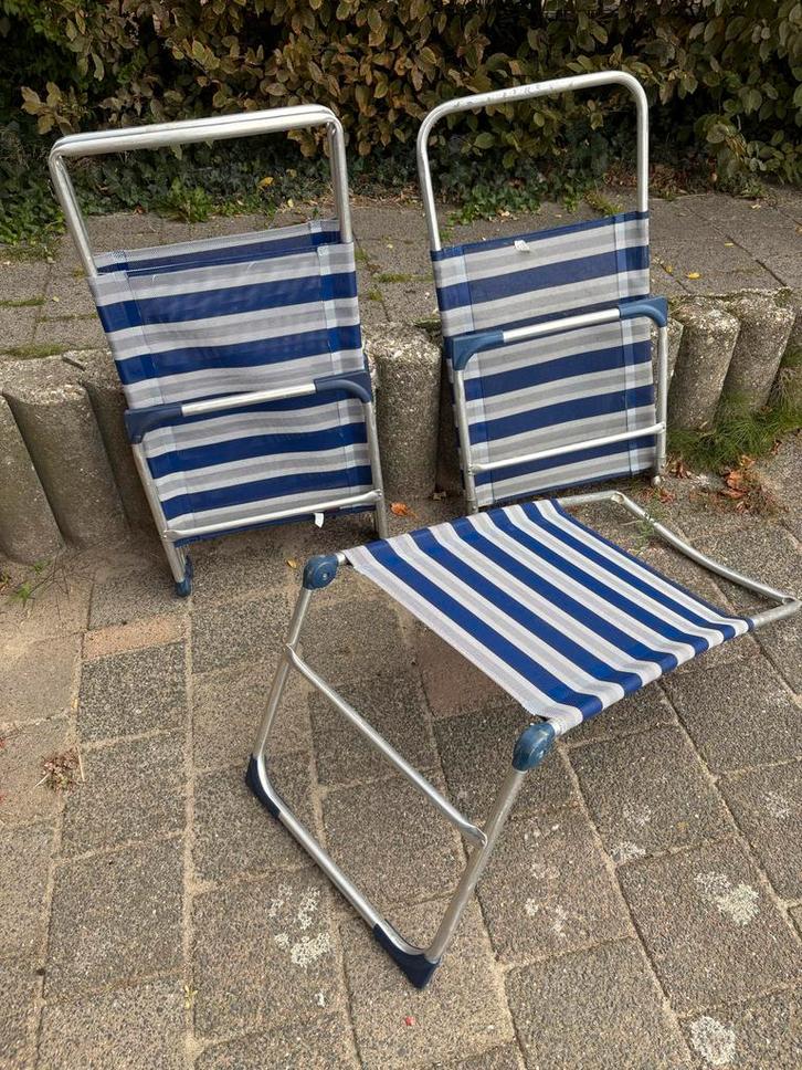 4x Crespo Voetensteun / Voetenbank, Caravans en Kamperen, Kampeermeubelen, Gebruikt, Campingstoel, Ophalen
