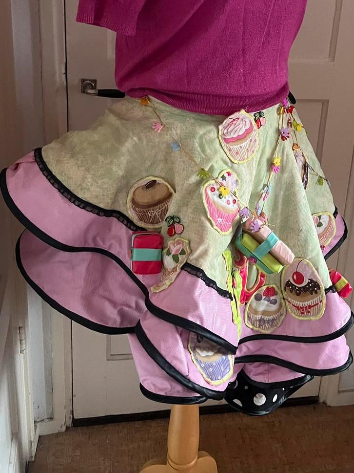 Cupcake Feestkleding/Galakleding, Kleding | Dames, Rokken, Zo goed als nieuw, Maat 34 (XS) of kleiner, Groen, Onder de knie, Ophalen of Verzenden