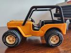 Vintage Tonka Toy Pressed Steel Bone Bruzzer Orange Yellow, Ophalen of Verzenden, Gebruikt