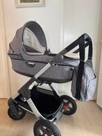 Stokke Trailz kinderwagenset compleet – Grey Melange, Gebruikt, Met reiswieg, Ophalen, Kinderwagen