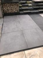 keramische terrastegels 80x80x2 donker grijs 1 ste keus, Ophalen, Keramiek, Nieuw, 10 m² of meer