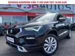 Seat ATECA  BUSINESS LED AIRCO LMV NAVI CARPLAY LMV, Auto's, Seat, Gebruikt, Huisgarantie, Met garantie (alle), Zwart