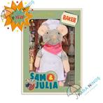 Sam & Julia Muis Bakker Knuffel - Nieuw!, Ophalen of Verzenden, Nieuw, Overige typen