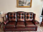 Chesterfield bank, Huis en Inrichting, Banken | Bankstellen, Ophalen, Tweepersoons, 75 tot 100 cm, Zo goed als nieuw