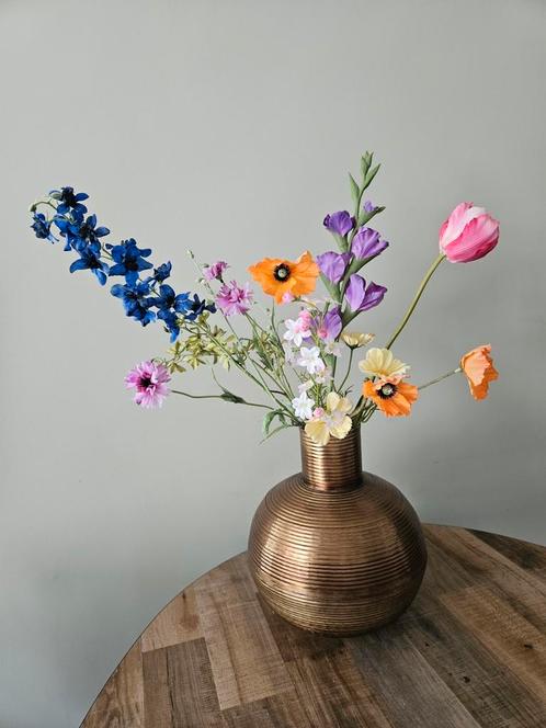 Nieuw zijden bloemen boeket/ kunst bloemen - o.a Silk Ka, Huis en Inrichting, Woonaccessoires | Kunstplanten en Kunstbloemen, Nieuw