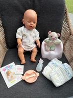 Zapf Creation babyborn pop set! Jaren 90!, Verzamelen, Poppen, Ophalen, Gebruikt, Pop