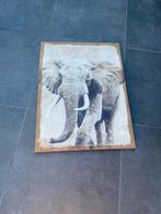 Olifant schilderij, Ophalen of Verzenden, Zo goed als nieuw, Schilderij