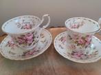 Royal albert thee en koffie kop en schotel june juni rozen, Ophalen of Verzenden