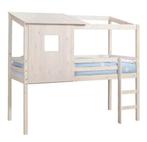 Halfhoogslaper Ties off white met opzetdak, Ophalen, Gebruikt, Halfhoogslaper