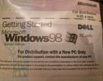 Windows 98 2nd edition originele licentie (DELL) geseald, Nieuw, Ophalen of Verzenden, Windows