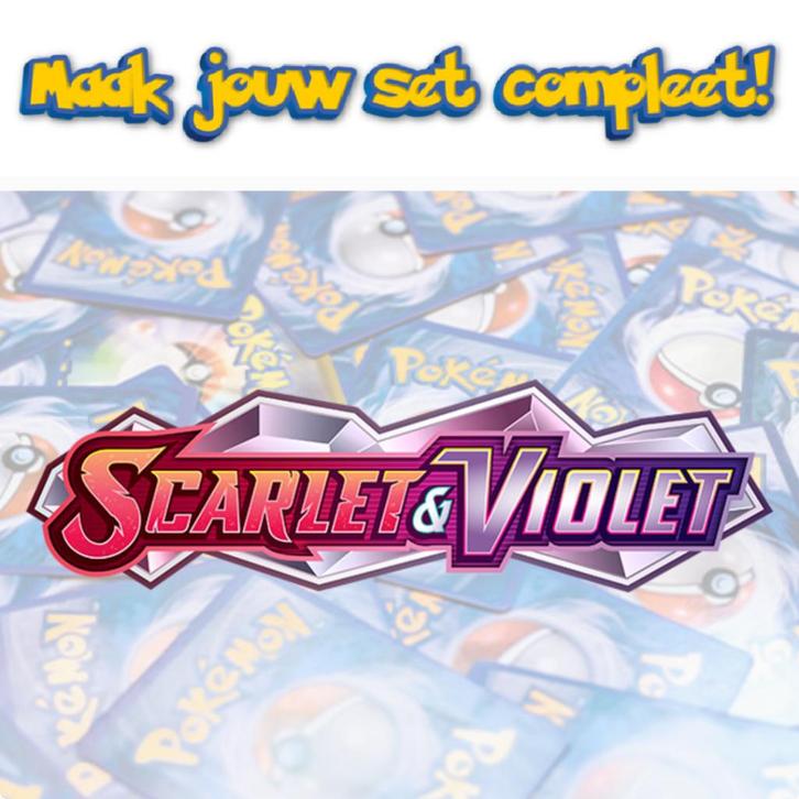Losse Pokémon kaarten – Scarlet & Violet – Bulk en Hits, Hobby en Vrije tijd, Verzamelkaartspellen | Pokémon, Zo goed als nieuw