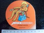 sticker Arke reizen enschede logo prettiger vakantie, Verzenden, Zo goed als nieuw, Bedrijf of Vereniging