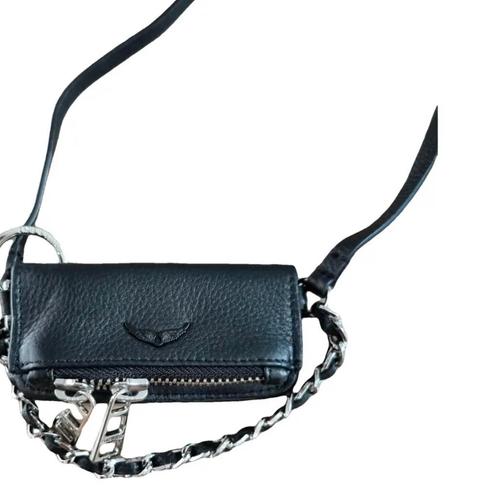 Zadig & Voltaire Leren Mini Tas – XS – Als Nieuw, Sieraden, Tassen en Uiterlijk, Tassen | Schoudertassen, Nieuw, Zwart, Leer, Ophalen of Verzenden