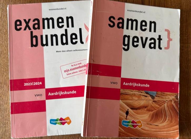 Examenbundel en Samengevat vwo Aardrijkskunde 2023/2024, Boeken, Schoolboeken, Zo goed als nieuw, Aardrijkskunde, VWO, Ophalen of Verzenden