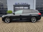 Ford Focus Wagon 1.0 EcoBoost ST Line Automaat|Camera|Apple, Gebruikt, 715 kg, Adaptive Cruise Control, Zwart