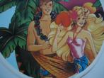 sticker oud MATTEL Barbie Ken strip 1990 retro pop art, Verzenden, Zo goed als nieuw, Bedrijf of Vereniging