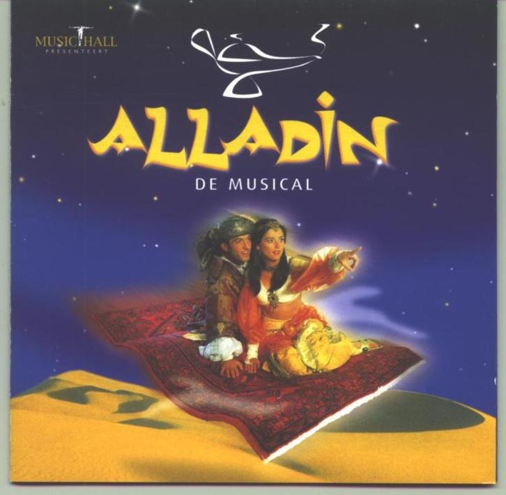 ALLADIN- de Musical- Vlaamse Cast 2002- CD bijna Nieuwstaat, Cd's en Dvd's, Cd's | Filmmuziek en Soundtracks, Zo goed als nieuw