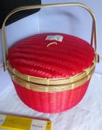 NIEUW * FLEURIGE NAAI- OF BREIMAND * FAIR TRADE Label *, Mand, Verzenden, Rond, Nieuw