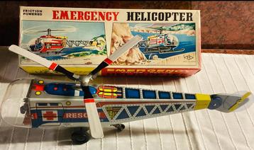 Oude HTF 1960 blikken Emergency Resque Helicopter,TT,Japan beschikbaar voor biedingen