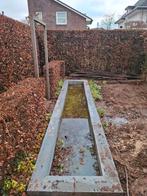 Zinken vijver 610x105x20cm gelast., Ophalen, Gebruikt, Overige materialen, Waterornament