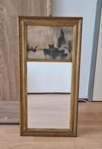 Antieke trumeau spiegel, Ophalen, Gebruikt, 100 tot 150 cm, Rechthoekig
