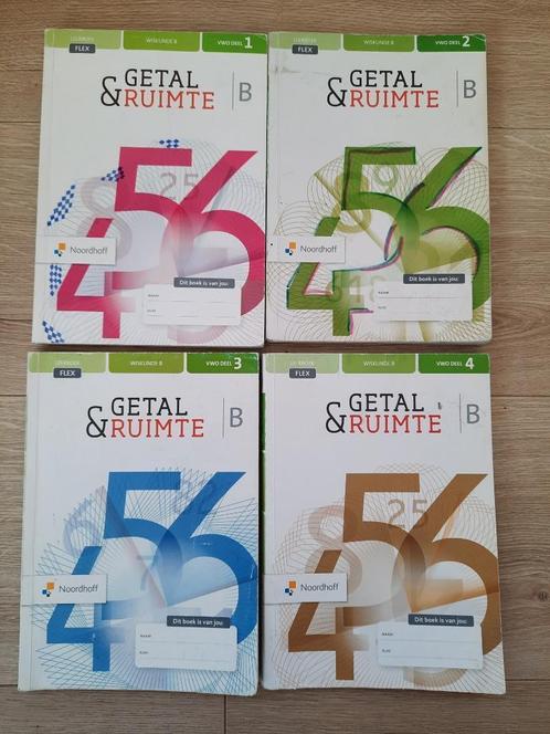 Leerboeken flex Getal en Ruimte VWO Wiskunde B, Boeken, Schoolboeken, Gelezen, Wiskunde B, VWO, Ophalen of Verzenden