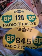 BP Radio Rallye & Toertocht Borden 1981-1982, Verzamelen, Ophalen of Verzenden, Gebruikt, Auto's