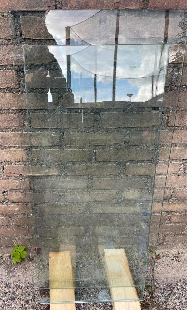 3x Glazen Ruiten - Diverse Maten, Doe-het-zelf en Verbouw, Glas en Ramen, Gebruikt, Gevelraam of Ruit, 80 tot 120 cm, Minder dan 80 cm