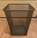 IKEA DOKUMENT ZILVERKLEURIGE PRULLENBAK, Minder dan 10 liter, Verzenden, Zo goed als nieuw, Minder dan 50 cm
