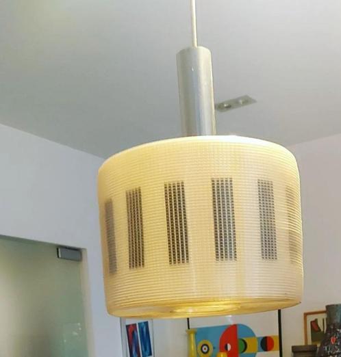 Vintage luster, Huis en Inrichting, Lampen | Hanglampen, Glas, Ophalen