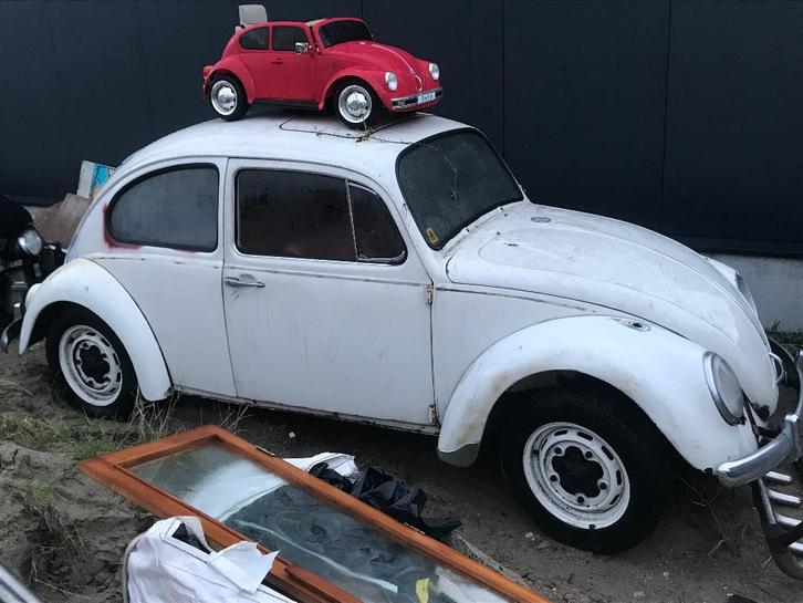 Keiharde VW Kever 1967 met schuifdak, Auto's, Oldtimers, Bedrijf, Volkswagen, Handgeschakeld, Ophalen