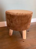 Leuk bruin krukje met houten poten, Gebruikt, Bruin, Ophalen of Verzenden, Eén