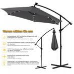 Parasol Zonnescherm Zweefparasol Zwengel 300 of 350cm, Kantelbaar, Nordring 70 Garau, Info@f-cp.nl, Nieuw