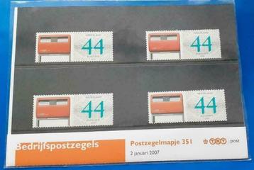 Postzegelmapje 351 - Bedrijfspostzegels 2007  