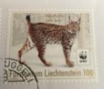 Postzegel van Liechtenstein 2017: lynx wwf, Ophalen of Verzenden, Gestempeld