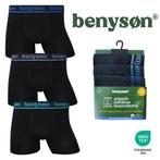 Bamboe Heren Boxershorts 3-pack - 7015, Benyson, Ophalen of Verzenden, Zwart, Boxer