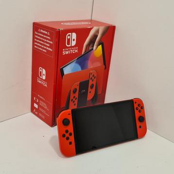 Nintendo Switch OLED Mario Red Edition Compleet beschikbaar voor biedingen